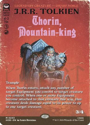 Thorin, Mountain-king (Borderless) |  (243) [The Hobbit]