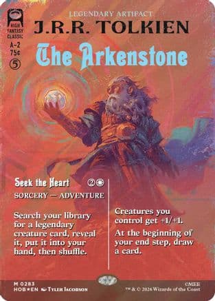 The Arkenstone (Borderless) (Surge Foil) |  Foil (283) [The Hobbit]
