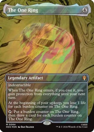 The One Ring (Borderless) (Surge Foil) |  Foil (084) [The Hobbit]