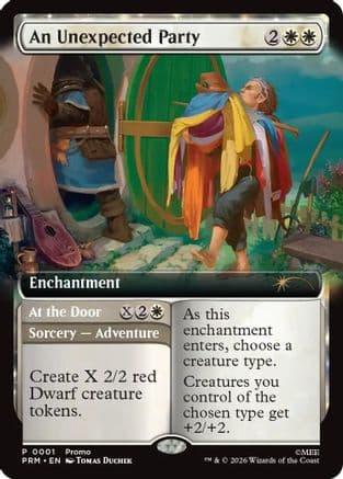An Unexpected Party (Extended Art) |  Foil (001) [Promo Pack: The Hobbit]