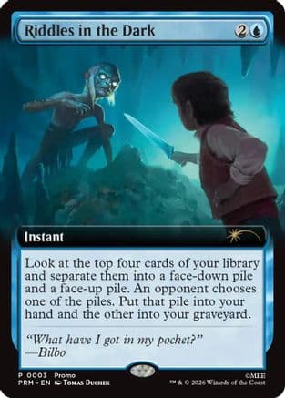 Riddles in the Dark (Extended Art) |  Foil (003) [Promo Pack: The Hobbit]