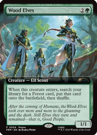 Wood Elves (Extended Art) |  Foil (004) [Promo Pack: The Hobbit]
