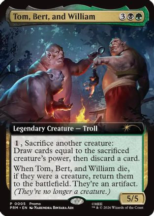 Tom, Bert, and William (Extended Art) |  Foil (005) [Promo Pack: The Hobbit]