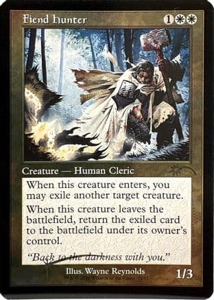 Fiend Hunter (Retro Frame) |  Foil (7137) [Secret Lair Drop Series]