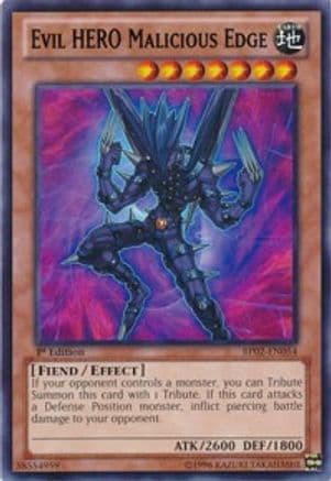 Evil HERO Malicious Edge [BP02-EN054] Rare