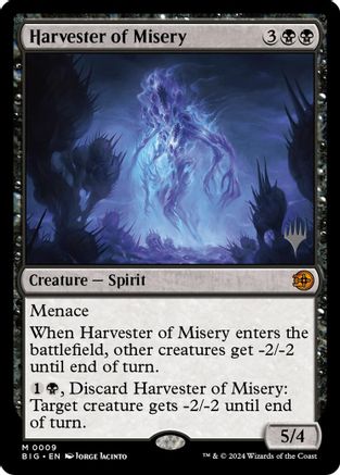 Harvester of Misery |  Foil (009) [Promo Pack: Secrets of Strixhaven]