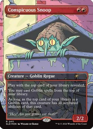 Conspicuous Snoop |  Foil (2411) [Secret Lair Drop Series]