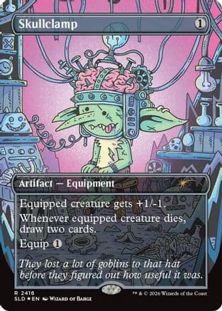 Skullclamp (2416) |  Foil (2416) [Secret Lair Drop Series]