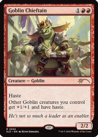 Goblin Chieftain (2424) |  (2424) [Secret Lair Drop Series]
