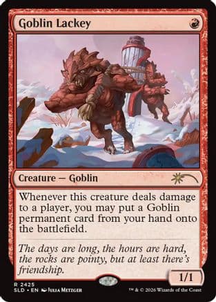 Goblin Lackey (2425) |  (2425) [Secret Lair Drop Series]