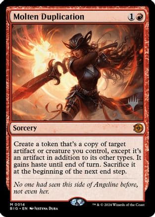 Molten Duplication |  (014) [Promo Pack: Secrets of Strixhaven]