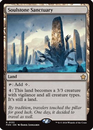 Soulstone Sanctuary |  Foil (133) [Promo Pack: Secrets of Strixhaven]