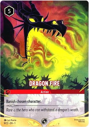 Dragon Fire (9/C2) |  (1) [Disney Lorcana Promo Cards]