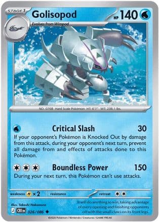 Golisopod 026- ME04 Chaos Rising