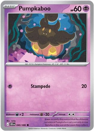 Pumpkaboo 040- ME04 Chaos Rising Reverse Holofoil