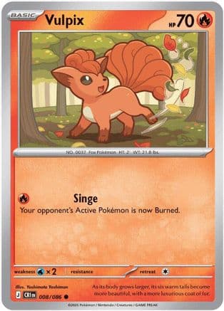 Vulpix 008- ME04 Chaos Rising