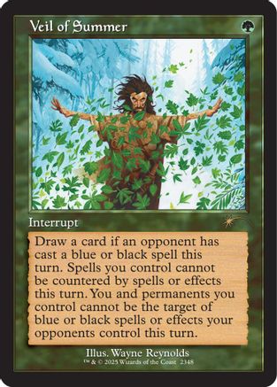 Veil of Summer (2348) |  Foil (2348) [Secret Lair Drop Series]