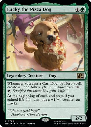 Lucky the Pizza Dog |  Foil (726) [Commander: Marvel Super Heroes]