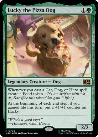 Lucky the Pizza Dog |  (726) [Commander: Marvel Super Heroes]