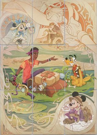 Wilds Unkown Puzzle Insert (Set of 9) |   [Wilds Unknown]