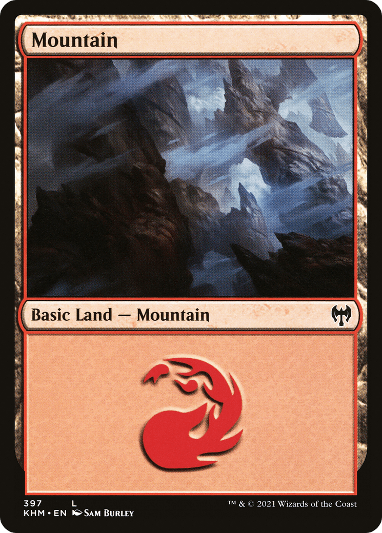Mountain (397) [Kaldheim] Foil