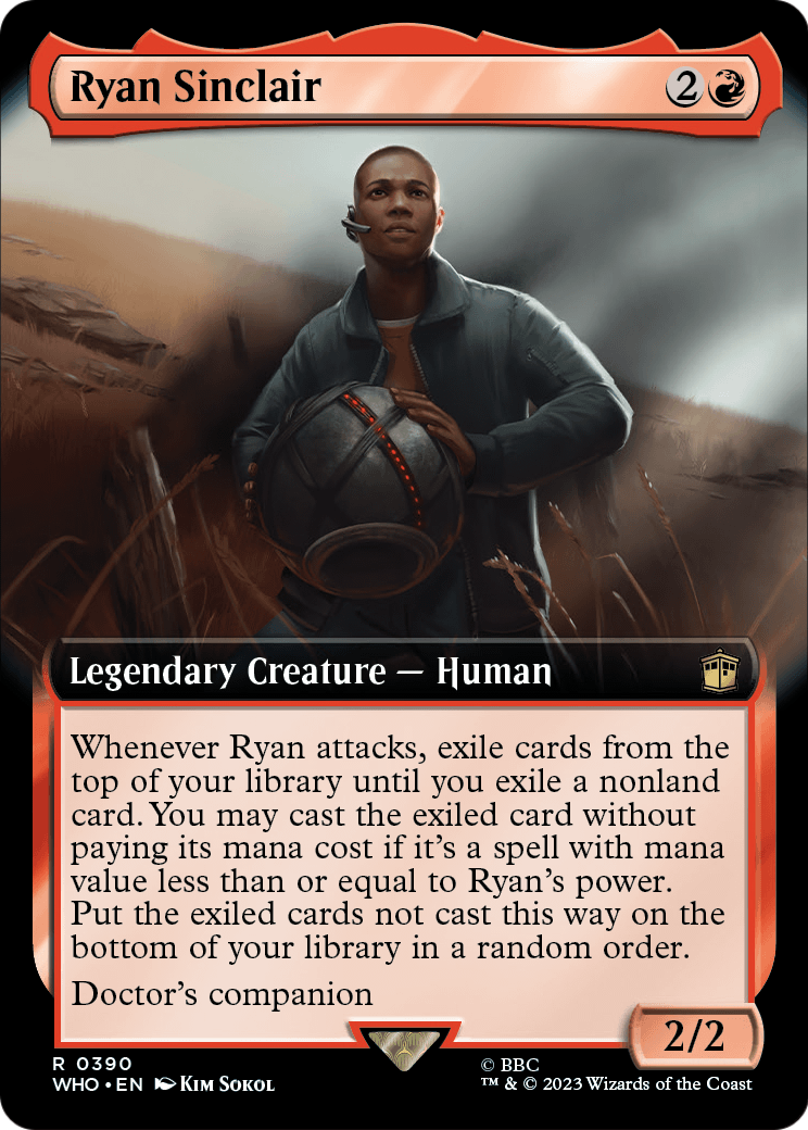 Ryan Sinclair (Extended Art) [Doctor Who] Foil