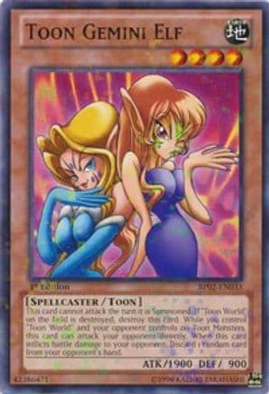 Toon Gemini Elf [BP02-EN033] Mosaic Rare