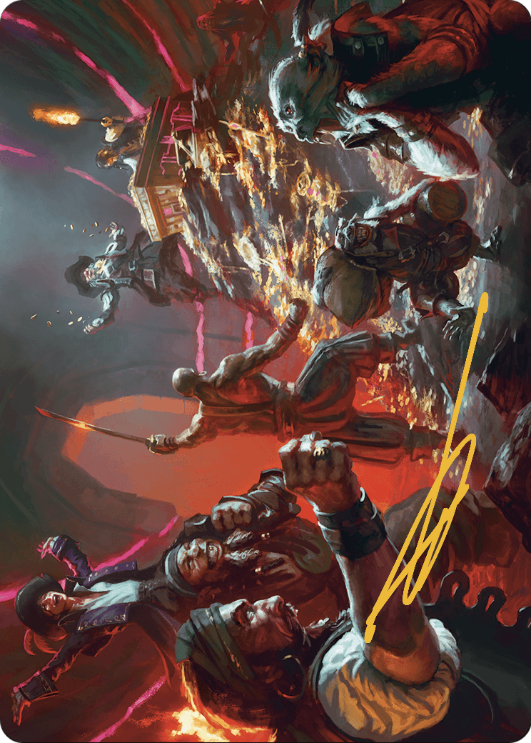 Hit the Mother Lode // Hit the Mother Lode (ALCI-019) - The Lost Caverns of Ixalan Art Series (Borderless) Foil
