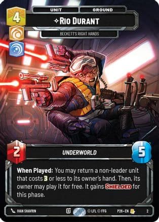 Rio Durant - Beckett's Right Hands |  (2)  [Organized Play Promos]