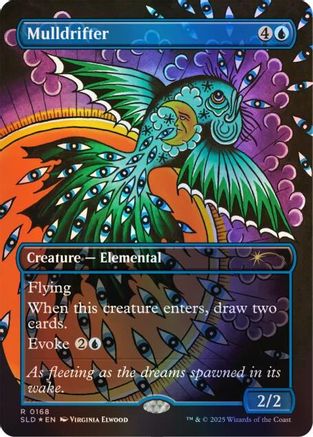 Mulldrifter (0168) (Rainbow Foil) |  Foil (168) [Secret Lair Drop Series]
