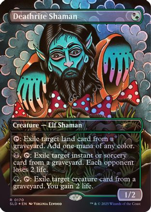 Deathrite Shaman (Rainbow Foil) |  Foil (170) [Secret Lair Drop Series]