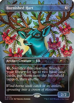 Burnished Hart (Rainbow Foil) |  Foil (172) [Secret Lair Drop Series]