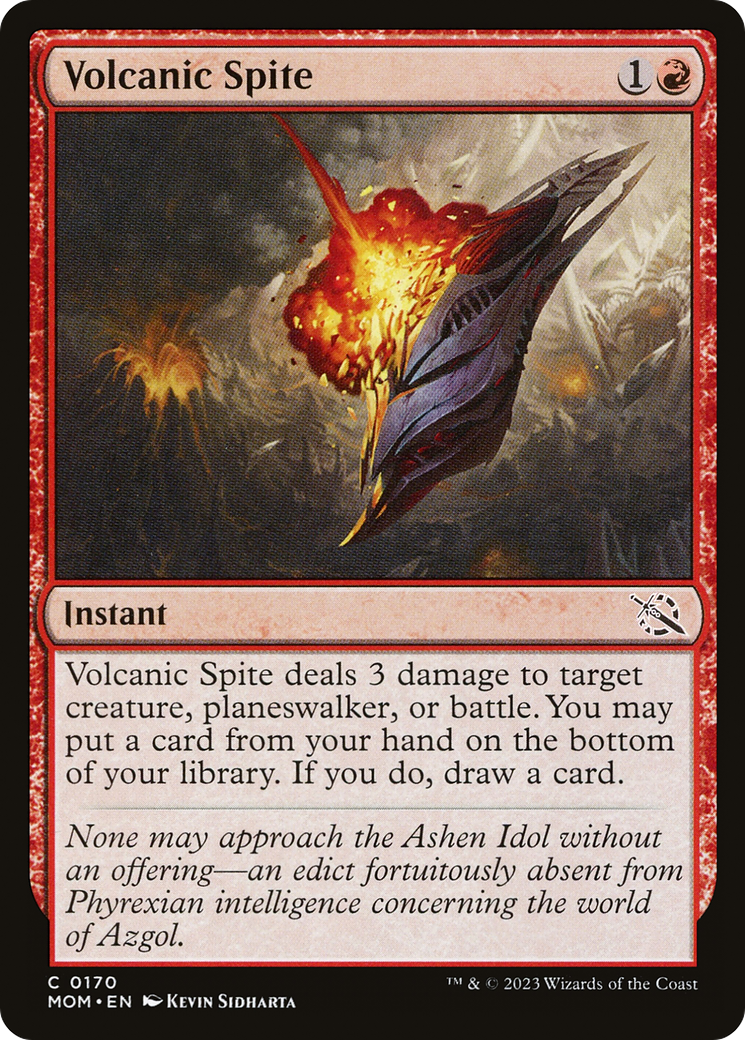 Volcanic Spite [March of the Machine] Foil