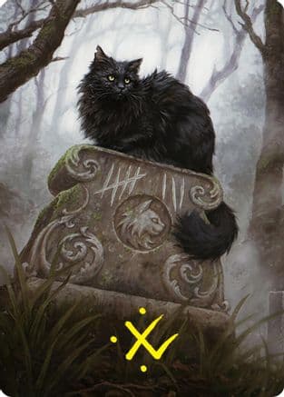 Nine-Lives Familiar 2 Art Card (36/54) (Gold-Stamped Signature) |  (036) [Art Series: Foundations]