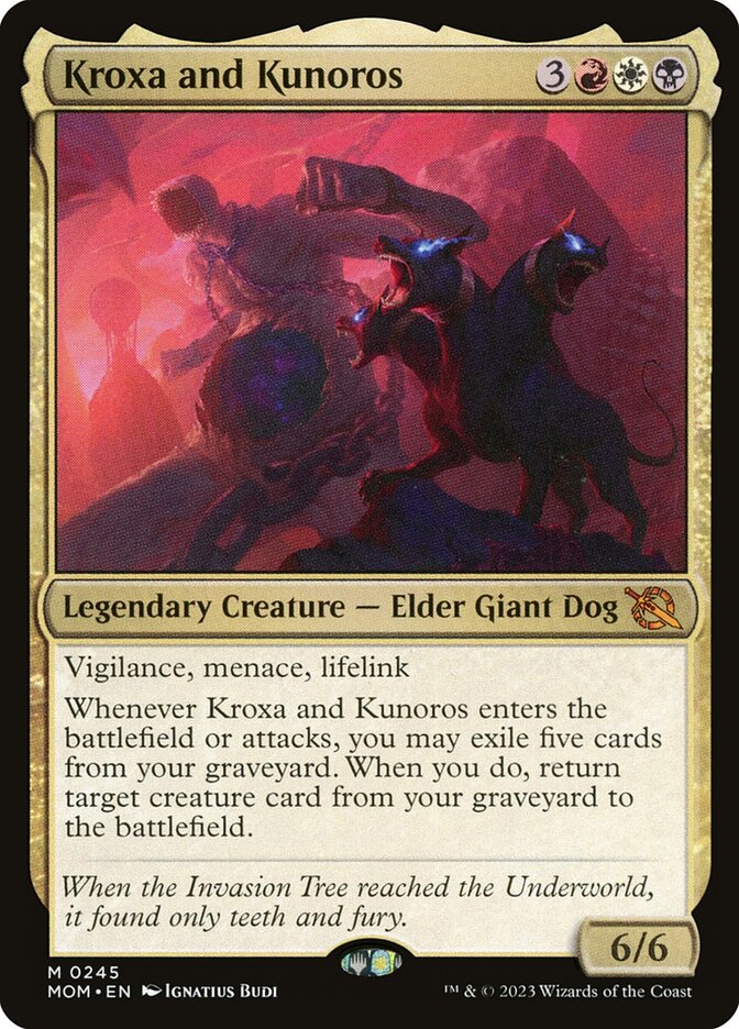 Kroxa and Kunoros 245/291 (March of the Machine)  - Foil