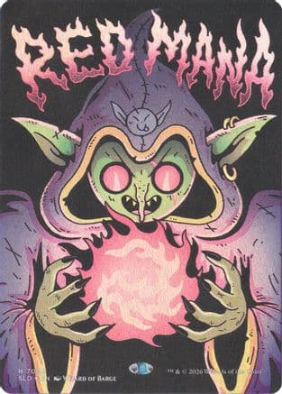 Red Mana |  Foil (7082) [Secret Lair Drop Series]