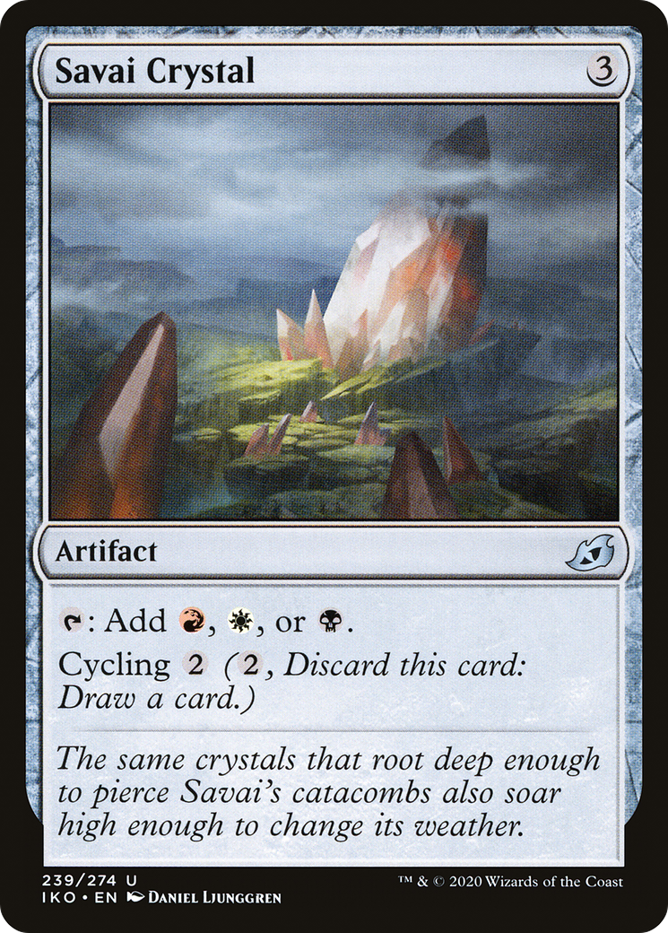 Savai Crystal [Ikoria: Lair of Behemoths] Foil