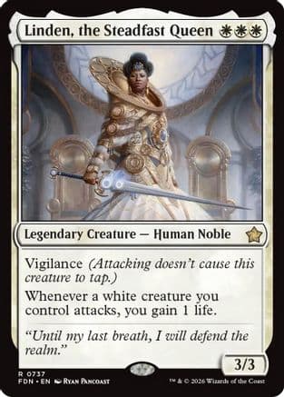 Linden, the Steadfast Queen (0737) |  (737) [Foundations]