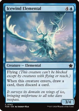 Icewind Elemental (0742) |  (742) [Foundations]