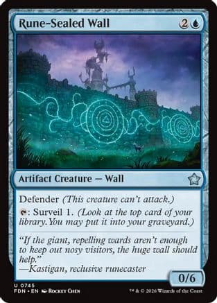 Rune-Sealed Wall (0745) |  (745) [Foundations]
