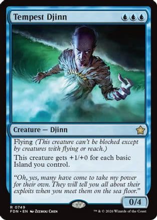 Tempest Djinn (0749) |  (749) [Foundations]