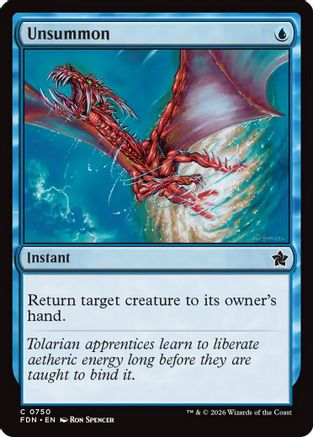 Unsummon (0750) |  (750) [Foundations]