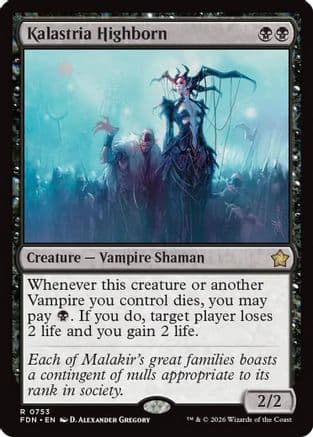 Kalastria Highborn (0753) |  (753) [Foundations]