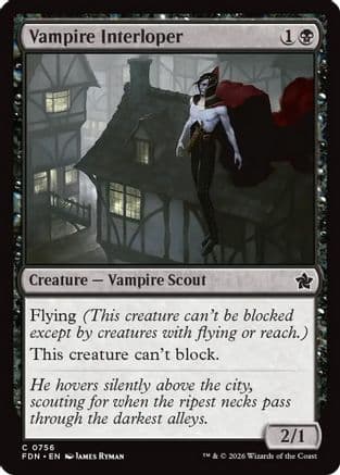 Vampire Interloper (0756) |  (756) [Foundations]