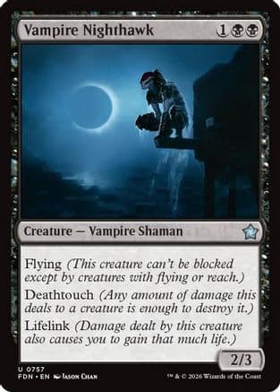 Vampire Nighthawk (0757) |  (757) [Foundations]