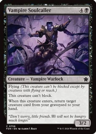 Vampire Soulcaller (0758) |  (758) [Foundations]