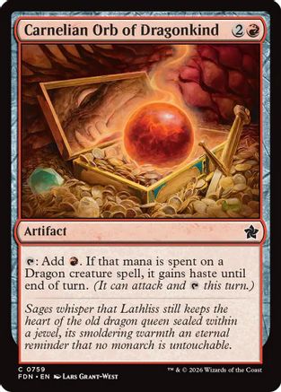 Carnelian Orb of Dragonkind (0759) |  (759) [Foundations]