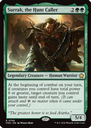 Surrak, the Hunt Caller (0768) |  (768) [Foundations]