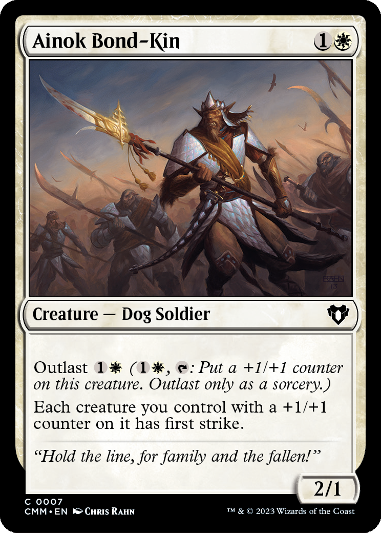 Ainok Bond-Kin [Commander Masters] Foil