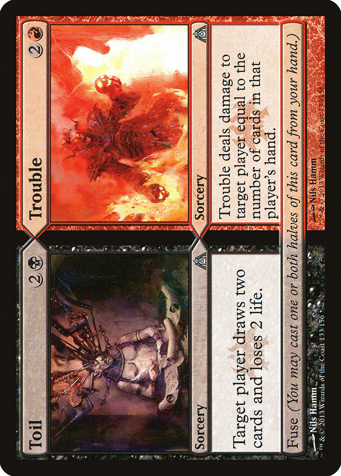 Toil // Trouble 133/156 (Dragon's Maze) 